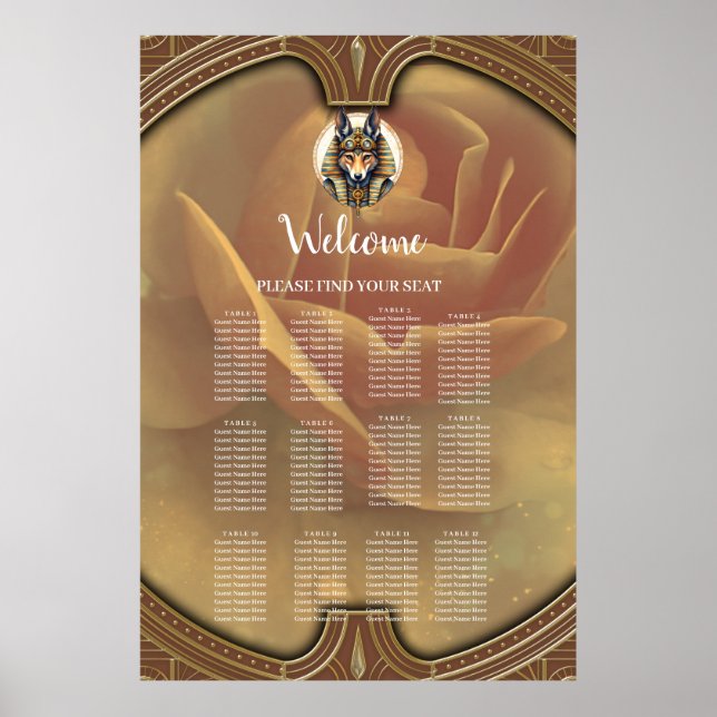 Poster Fox Retrato de Steampunk Anubis (Frente)