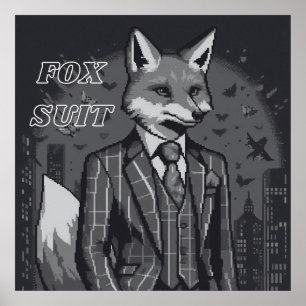 Poster Fox Suit