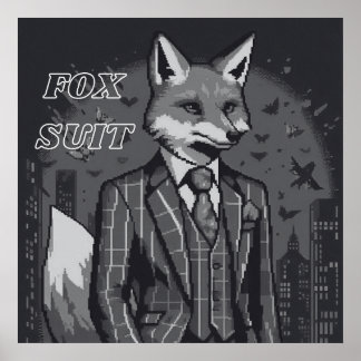 Poster Fox Suit