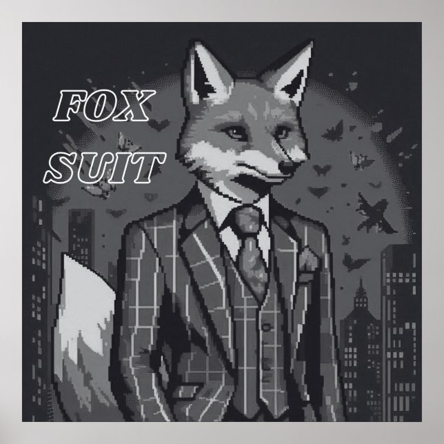 Poster Fox Suit (Frente)