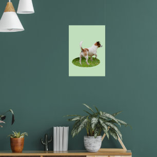 Poster Fox Terrier Em Alerta,