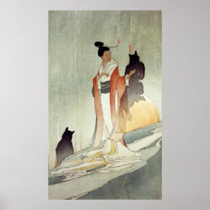 Poster Fox Woman - Bertha Lum - 1916