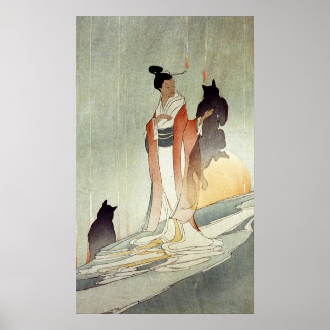 Poster Fox Woman - Bertha Lum - 1916 (Frente)