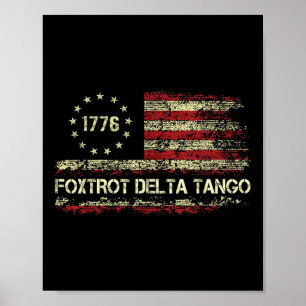 Poster Foxtrots Delta Tangos Funny Foxtrots Delta Tangos