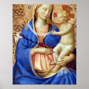 Poster Fra Angelico Guido di Pietro Madonna, humildade