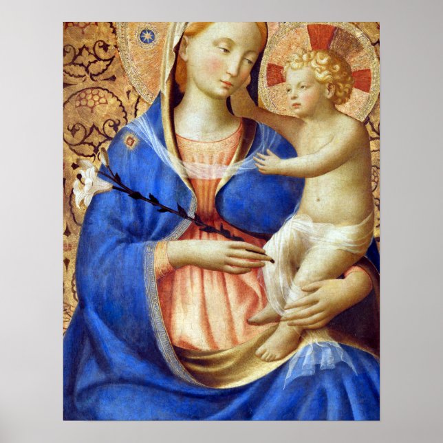 Poster Fra Angelico Guido di Pietro Madonna, humildade (Frente)
