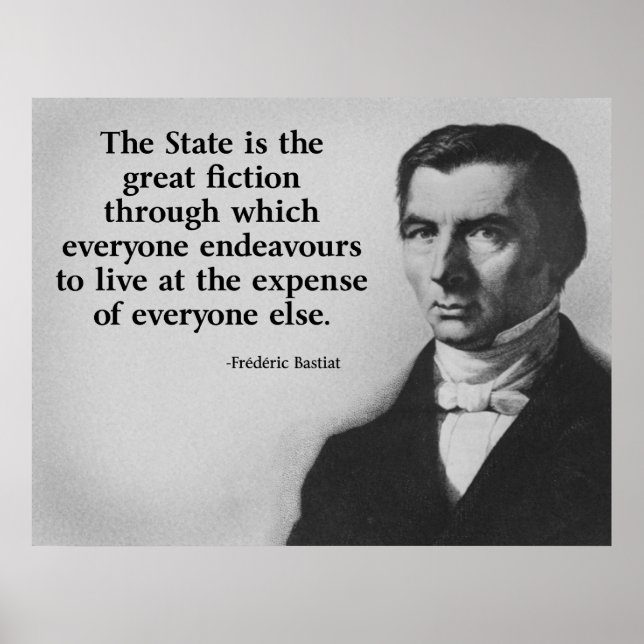 Poster Fração de Frederic Bastiat (Frente)