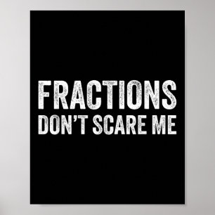 Poster Frações Não Me Assustam _ Professor de Matemática 