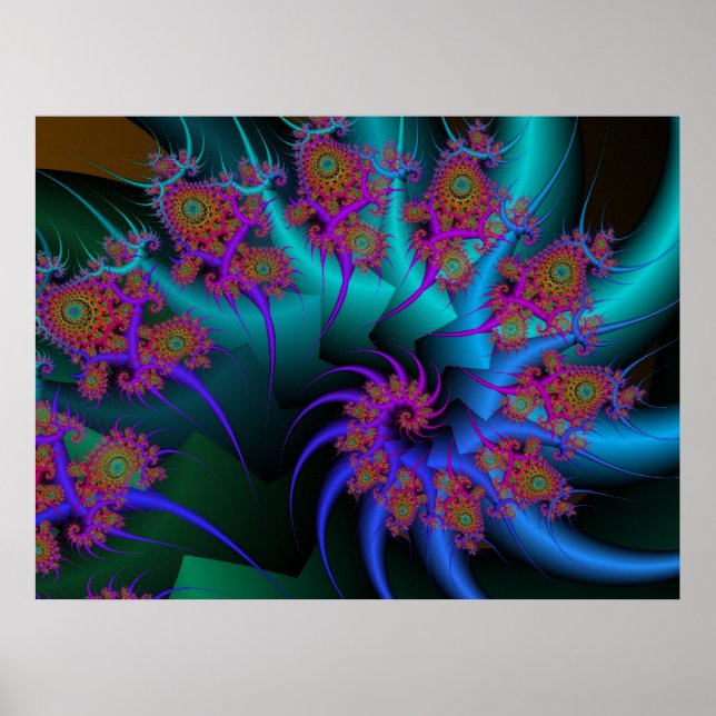 Pôster Fractal 377 (Frente)