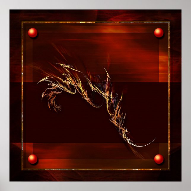 Pôster Fractal-4 (Frente)