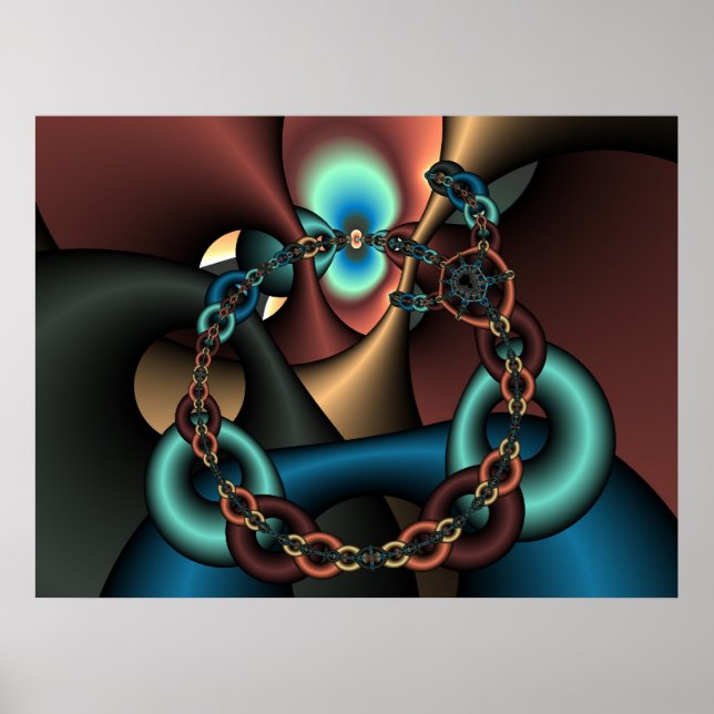 Poster Fractal 447 (Frente)