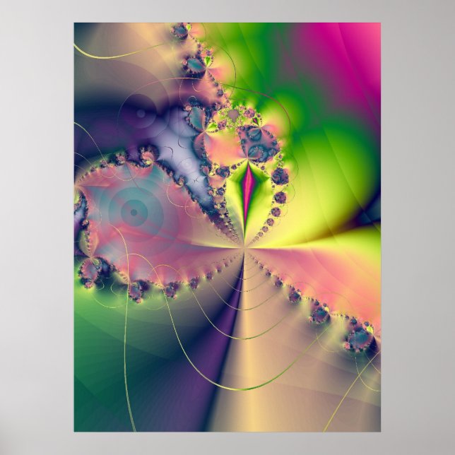 Pôster Fractal 598 (Frente)