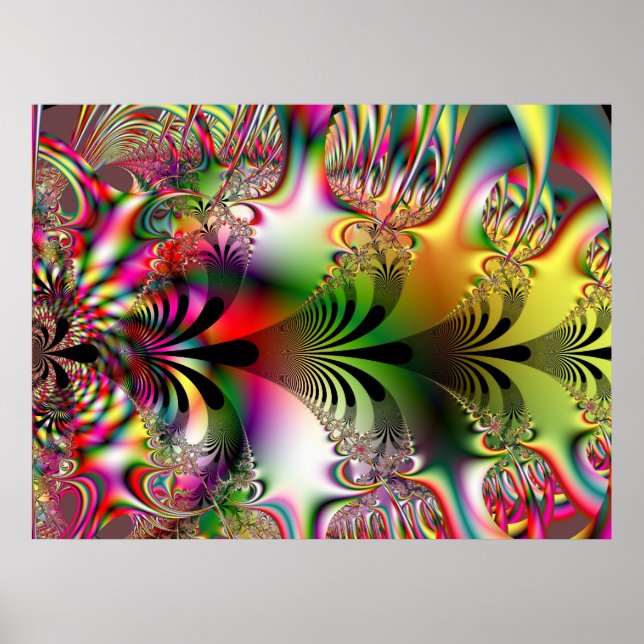 Pôster Fractal 884 (Frente)
