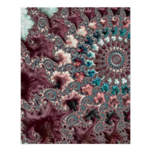 Pôster Fractal boêmico