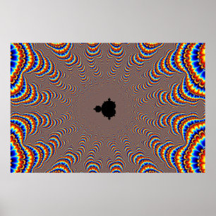 Poster Fractal Central - Arte Fractal