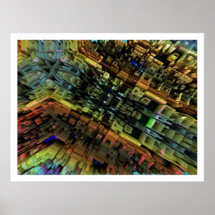 Poster Fractal City