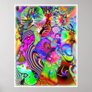 Pôster Fractal Dance