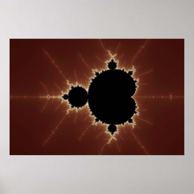 Poster Fractal de energia sutil (Frente)