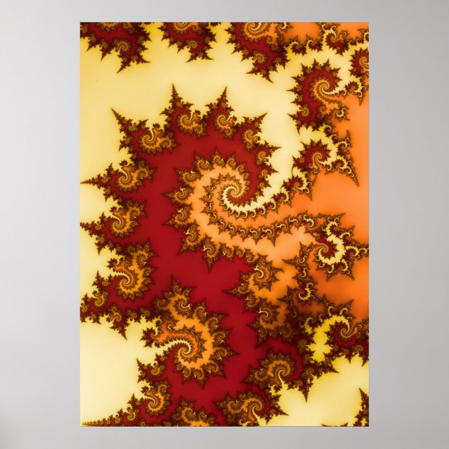 Poster Fractal de Mandelbrot (Frente)