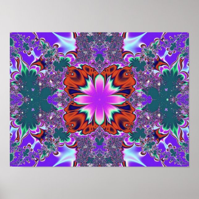 Poster Fractal do rico (Frente)