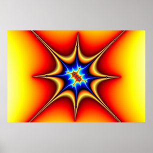 Poster Fractal Emblem - Arte Fractal