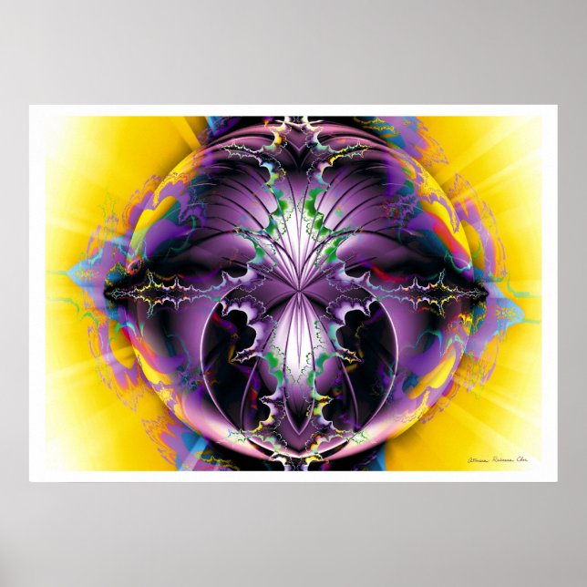 Poster Fractal Fantasy 5 (Frente)