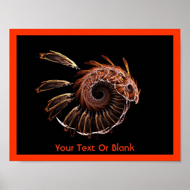 Poster Fractal Firebird (Frente)