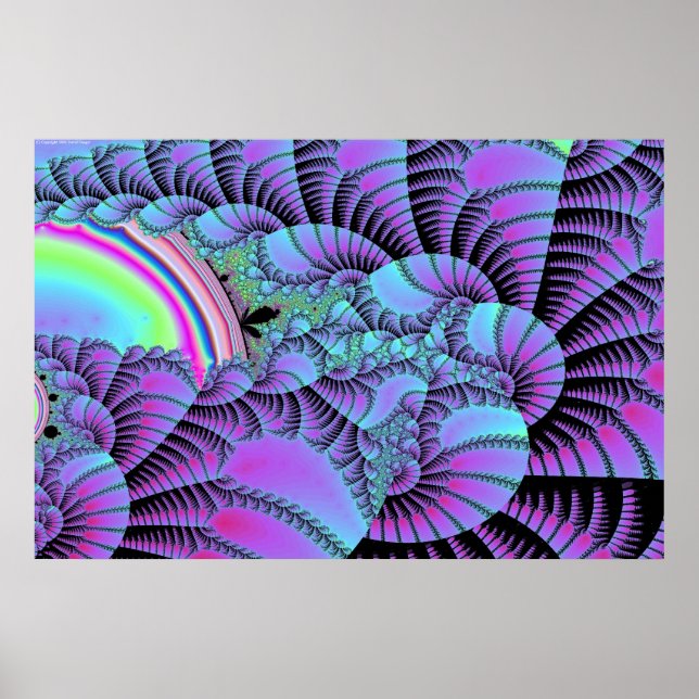 Poster Fractal Fossil (Frente)