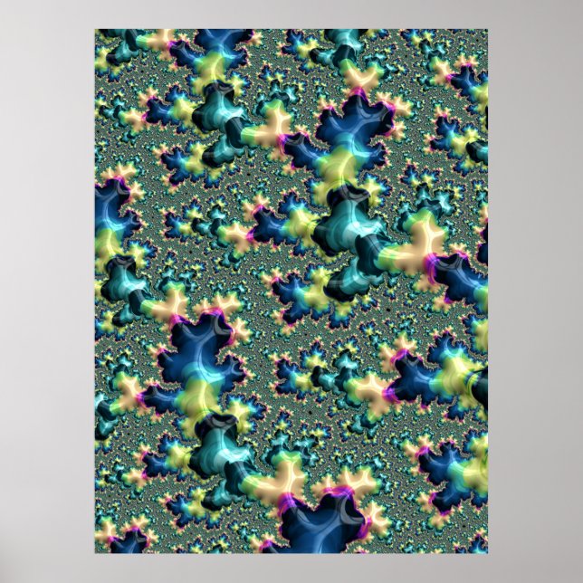 Pôster Fractal Funky (Frente)