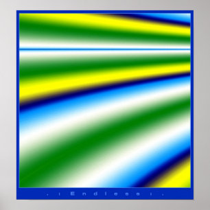 Pôster Fractal infinito