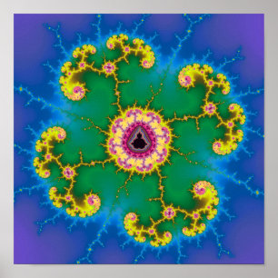 Poster Fractal Island