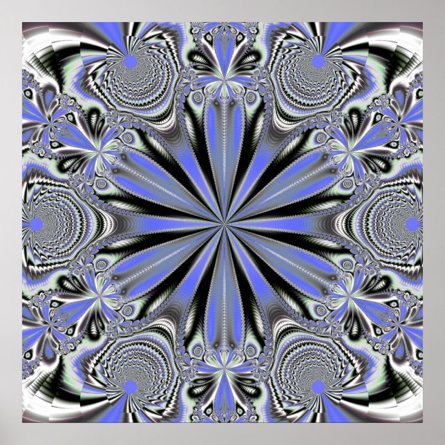 Pôster Fractal Mandala 5 (Frente)