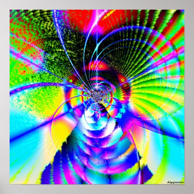 Poster Fractal Maze 5c (Frente)