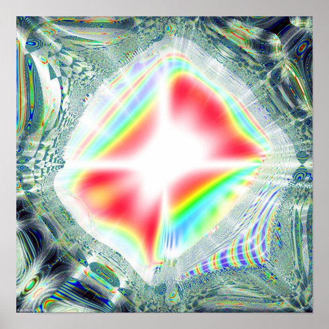 Pôster Fractal Prisma (Frente)