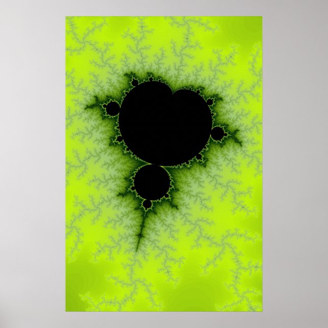 Poster Fractal Verde (Frente)