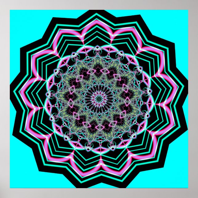 Pôster Fractalescopo 13 (Frente)