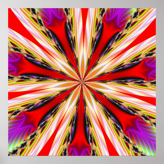 Pôster Fractalescopo 25 (Frente)