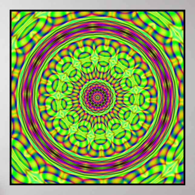 Pôster Fractalescopo 28 (Frente)