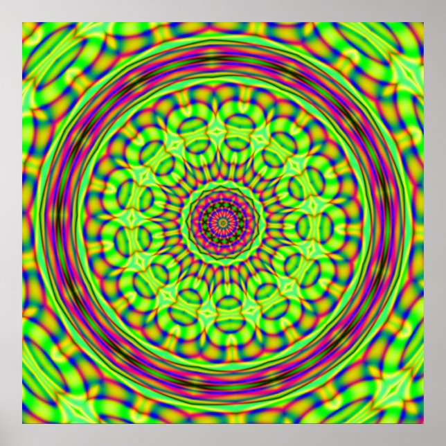 Pôster Fractalescopo 28 (Frente)