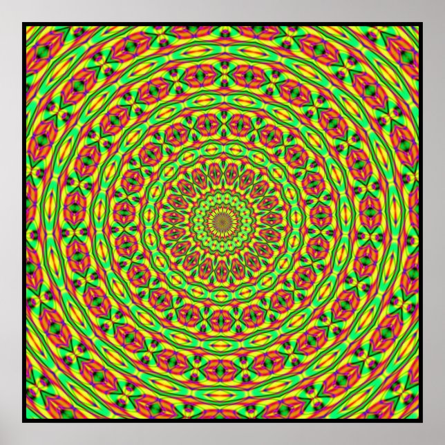 Pôster Fractalescopo 33 (Frente)