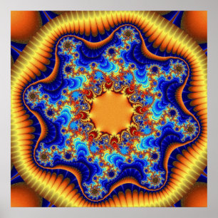 Pôster Fractalscópio Celestial