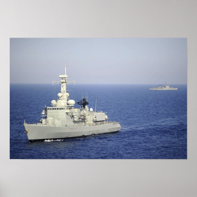 Poster Fragmentação do marinho português NRP Bartolomeu D (Frente)
