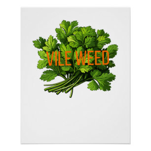 Pôster Fragmentação do Vilo - Poster Anti-Cilantro Engraç