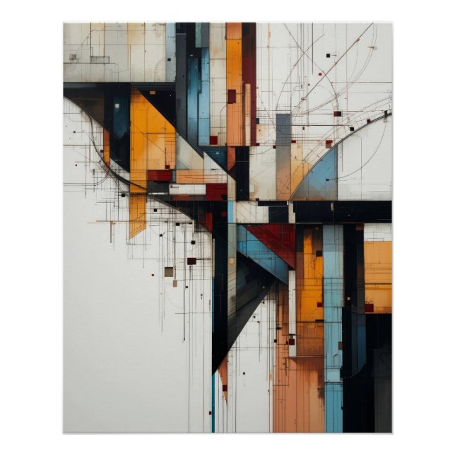 Pôster Fragmented City (Frente)