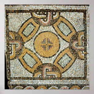 Pôster Fragmento do chão das Banheiras Romanas