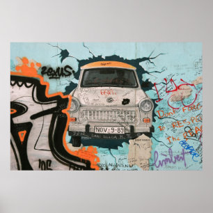 Pôster Fragmento do muro de Berlim