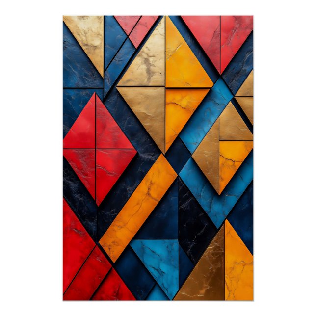 Pôster Fragmentos cromáticos (Frente)