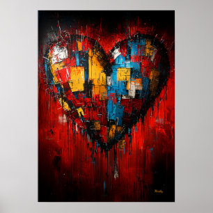 Poster Fragmentos de Amor Expressão Contemporânea do Cora