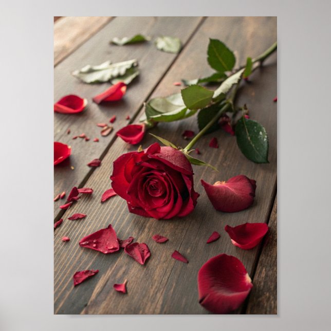 Poster "Fragmentos de um Flor" (Frente)