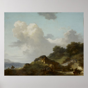 Poster Fragonard - Jean-Honoré em Perfil